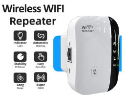 V380 PRO WiFi Repeater 300Mbps Network Signal Extender Booster Wifi Range Extender Internet Repeater Wifi Signal Booster for IP Security Camera and CCTV Wifi 300Mbps Super Fast Speed 2.4GHz Wifi Expan