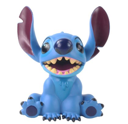18cm Disney Anime Lilo & Stitch Figure Stitch Piggy Bank Coins Collection PVC Action Figures Model Doll Toys Boys Girls Birthday Practical Gifts