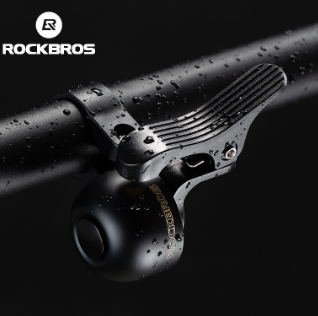 Rockbros Bike Bell Ring Loud Copper Alloy Handlebar Horn Left Right MTB Road Bike Accessories
