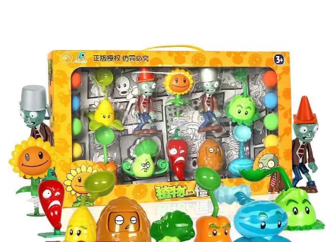 Children's toys Plants vs. Zombies Model Set Toy 10-piece Set COD