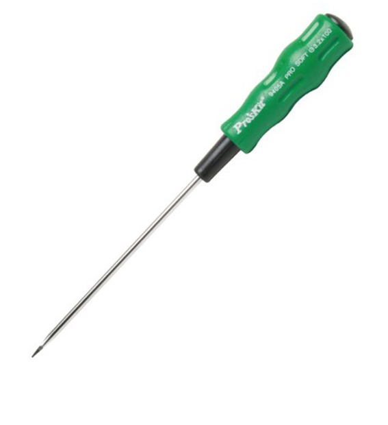 Pro'sKit 89410A Pro-Soft S/D (-5.0x100mm) Precision Slotted Screwdriver