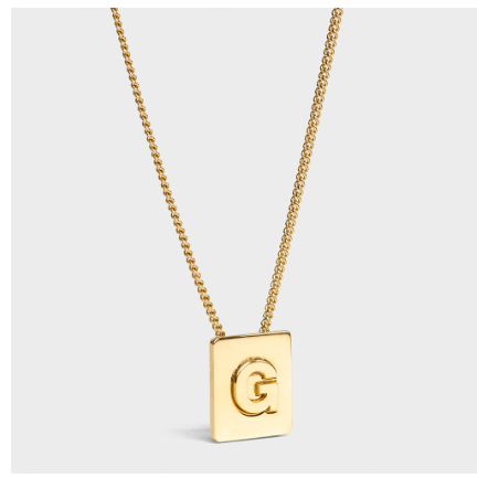 Lisa Same Style Letter Necklace Female Titanium Steel Does Not Fade Summer Girlfriends Simple Pendant Pearl Chain Korean Version G