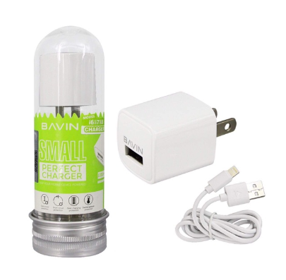 Bavin Mini Capsule Cable + Charging Adaptor for Android and IOS
