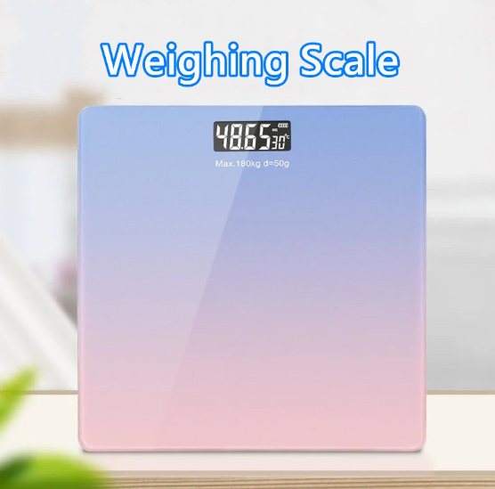 Electronic Tempered Glass Weighing Scale Weight LCD Electronic Tempered Glass Bathroom Weighing