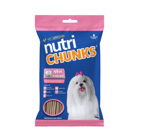 Nutri Chunks Milk Sticks 70g