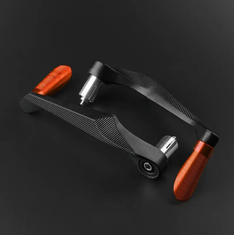 3D Engraving Universal 7/8'' Handlebar Protectors For Motorcycle Scooter Mountain Bikes Brake Lever Guard Hand Guards CNC Aluminum