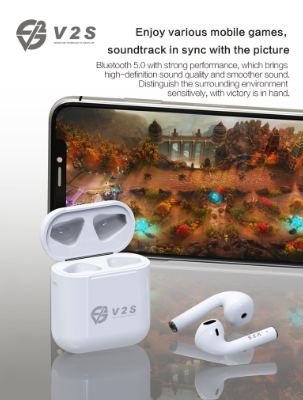 Earphones Bluetooth Wireless Earphones 5.0 Music MP3 Player Headset Sports Earbuds Earphones