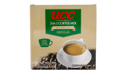 Ucc 3-in-1 Coffee Regular Box 20g x 10s