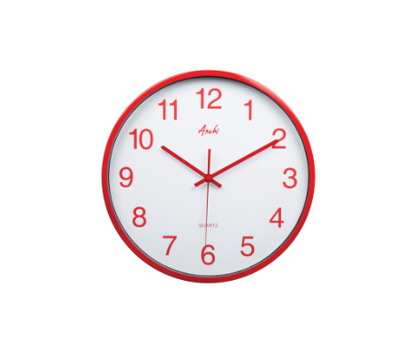 Asahi M 6014 Round Wall Clock 14 inches