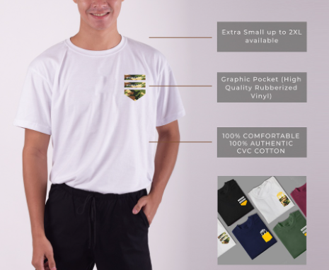 Official Logo Pocket Tee Vol.1 For Men And Women