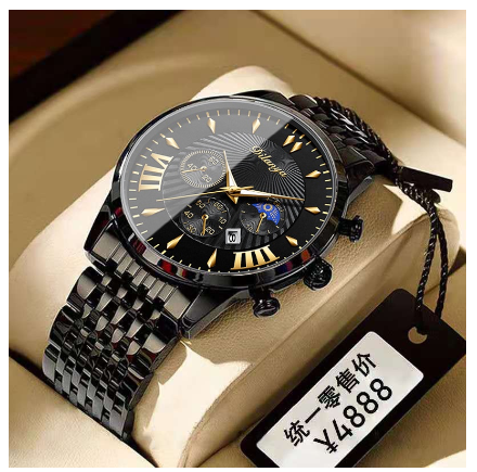 Original Luxury Fashion Business Trend Leisure Sports Stainless Steel Men's Watch M10
