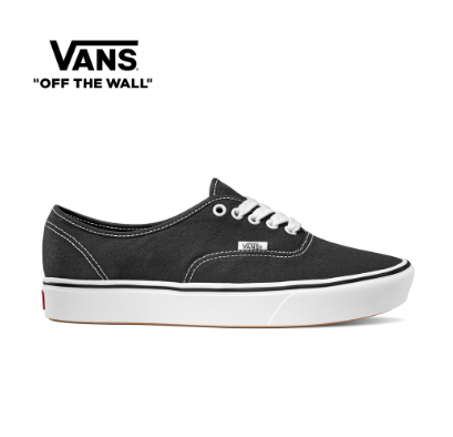Vans Comfycush Authentic (Classic) Black/True White Sneakers For Unisex