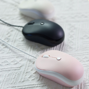 MOFii M5 Wired Mouse Mini Cute Mute Mouse USB Receiver Home Office Office Plug and Play For Windows