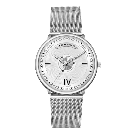 2020 new men's watch fashion trend mesh strap watch simple ultra-thin business quartz watch  03