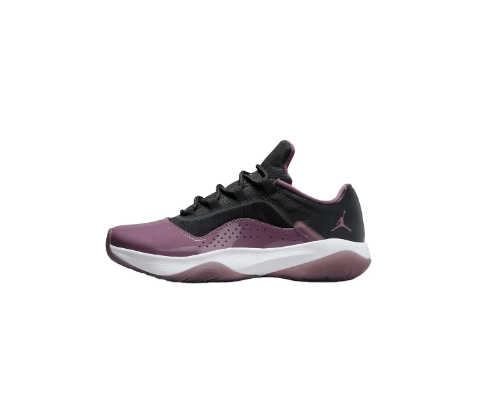 Jordan Air 11 Women's Low-Top Retro Basketball Shoes, Non-Slip And Wear-Resistant, Black/Purple DV2629-005