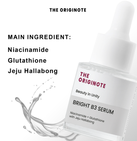 The Originote Bright B3 Serum Brightening For And Evening Skin Color 20ML - Brighten Skin Supple