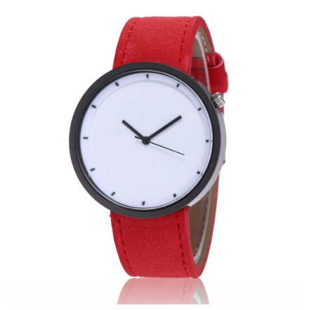 Korean Simple Casual Frosted Belt Watch Harajuku Mori Series Men's Watch Women's Quartz Student Couple Watch f6