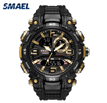 SMAEL Original Men's Watches Top Brand LED Digital Fashion Male Military 50M Waterproof Sport Casual Creative Watch Men 1921 M004
