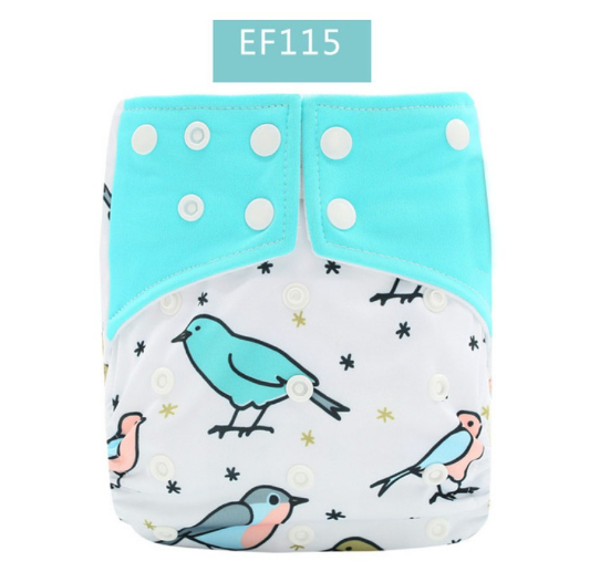 Happyflute Baby Cloth Diapers Double Gusset Washable Cloth Nappy Without Insert HF17