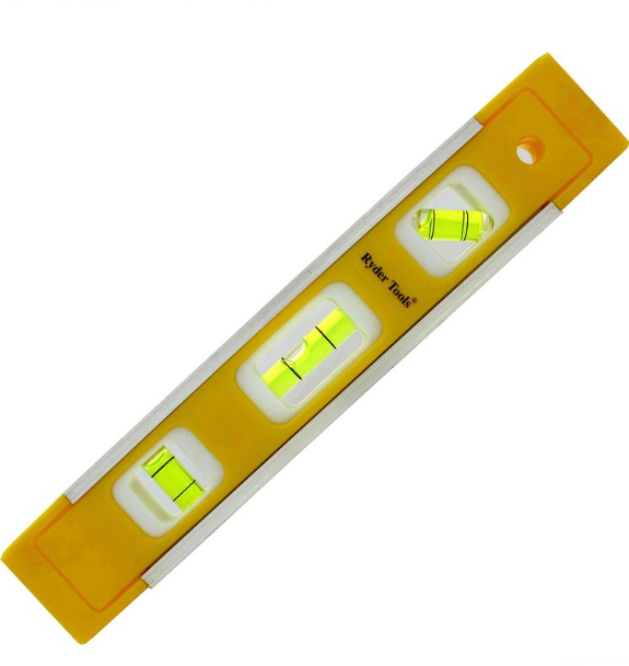Ryder Tools Torpedo Level Bar with Magnetic Base 9 Inches