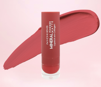 NICHIDO Mineral Powder Matte Lipstick With Collagen Booster - Heart to Heart