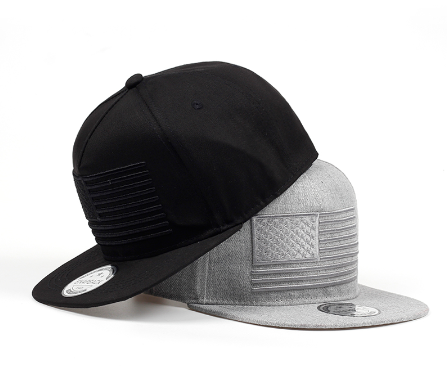 Stars and Stripes Embroidery Cool Flat Hat Bill Baseball Cap Men Gorras Snapbacks 3D Flag Hat Hip Hop Snapback Caps