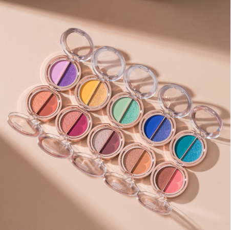 BEAUTY GLAZED New Eye Makeup 2 in 1 Highly Pigmented Eyeshadow Palette Smooth Matte & Shimmer Eye Shadow Easy To Blend