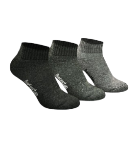 Burlington Ladies' Cotton Thick Sports Ankle Socks 3 pairs in a pack 6222