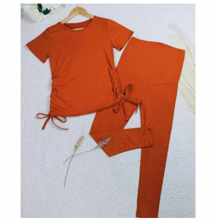 Maternity Leggings and Stringtop Terno Pregnancy Wear MD013