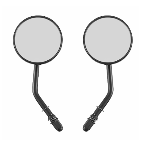 Side Mirror For Motorcycle Round Handle Bar Rear View Honda Side Mirror