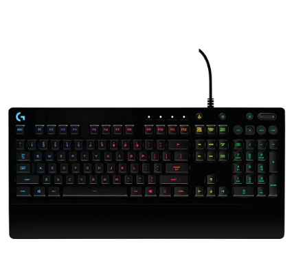 Logitech G213 Prodigy Gaming Keyboard With Rgb Lighting and Anti-Ghosting, 4X Faster, Lightsync