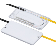 ZJW Fiber Protection Box for Fiber Heat Shrink Tube Sleeves 2-Core Joint Tray 2 In 2 Outlet