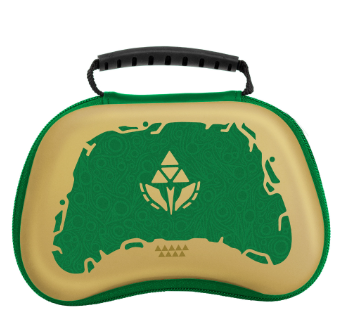 IINE Golden-Green Controller Storage Bag Compatible Pro Controller