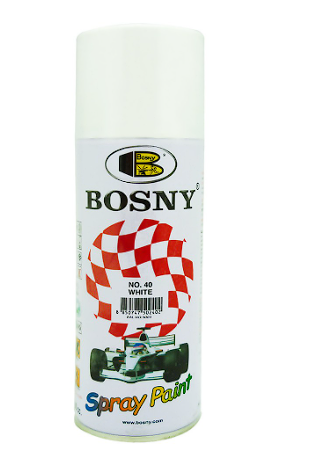 Bosny No.40 Spray Paint 300g (White)