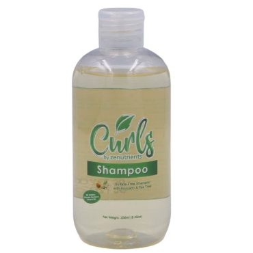 Curls by Zenutrients Avocado & Tea Tree Sulfate-Free Shampoo 250ml