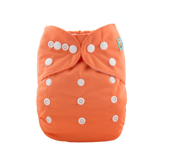 Alva Baby Cloth Diapers Solid Color One Size Adjustable Reusable Washable Pocket Cloth Diaper Cloth Diaper Only P6