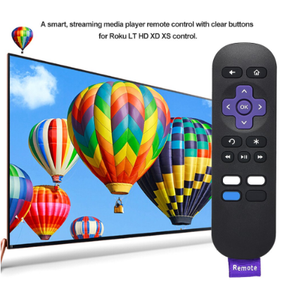 Streaming Media Player Remote Control Wireless IR Smart Controller Replacement for Roku 1 2 3 4 LT