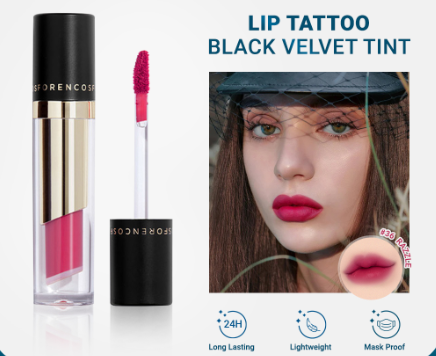 FORENCOS Lip Tattoo Black Velvet Tint 4G