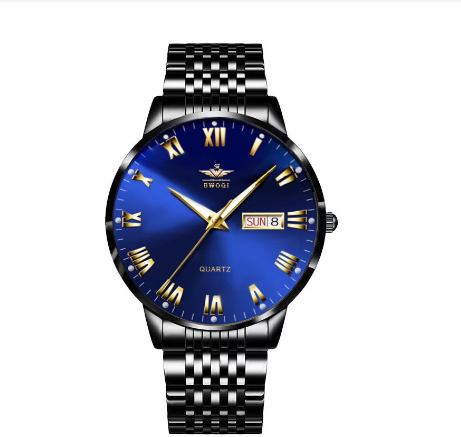 Original Luminous Men's Watch Ultra-Thin Simple Waterproof Calendar Men's Quartz Stainless Steel Watch M3