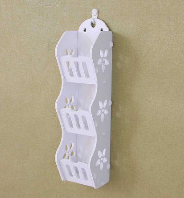 Mr.Dolphin #3 Layers Storage Rack Shelf Wall Hanging Organizer For Bathroom Cosmetics Makeup