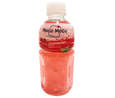 Mogu Mogu Nata De Coco Juice Strawberry 320ml