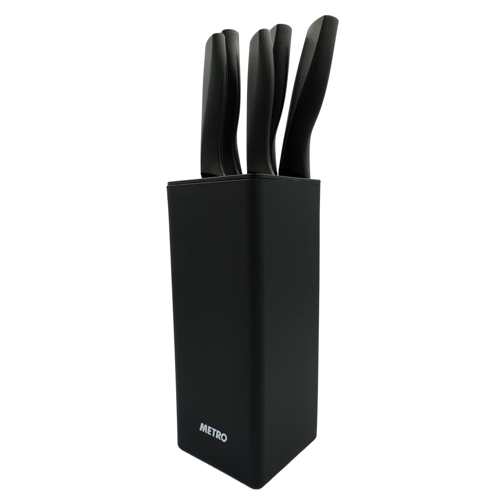 METRO COOKWARES 6PCS KNIFE BLOCK SET MS KBS PKB 5723