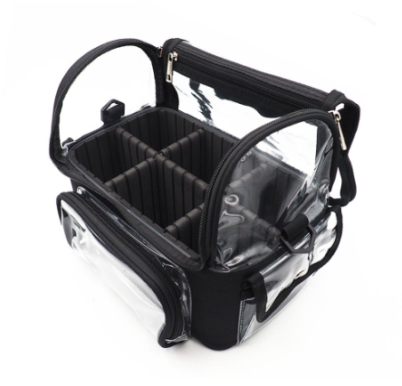 Gladking Transparent Makeup Tools / Brush Organizer Sling Bag