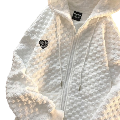 Lovito Women Appliques Basic Jacket LNE21207 (White)