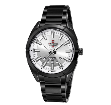 Naviforce NF9038 Men Top Brand Full Steel Waterproof Casual Quartz Date Sport Military Wrist Watch 006