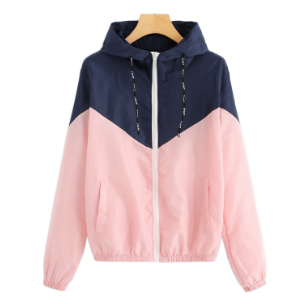 Zip Up Hooded Jacket Streetwear Women Coats And Jackets