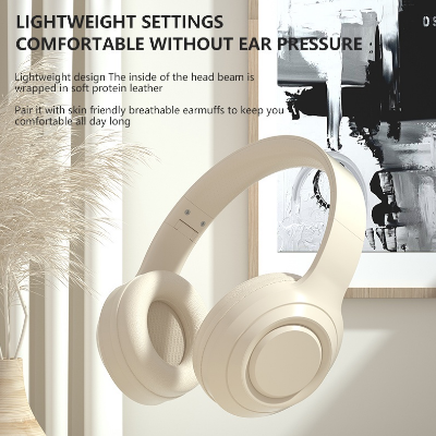 DR58 Head-mounted Wireless Bluetooth Headphones Noise Reduction Mic HiFi Audio Quality Foldable