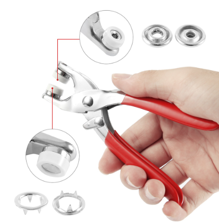 Snap Pliers Automatic Grommet Eyelet Five-Claw Button Plier