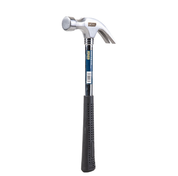 Deli EDL5050 Hammers Steel Pipe Handle Claw Iron Hammer Industrial Claw Mallet