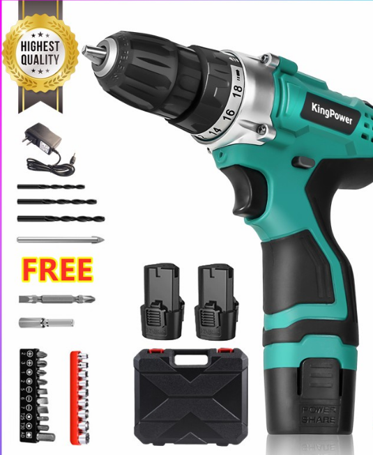 KingPower 12.6V Electric Drill Cordless